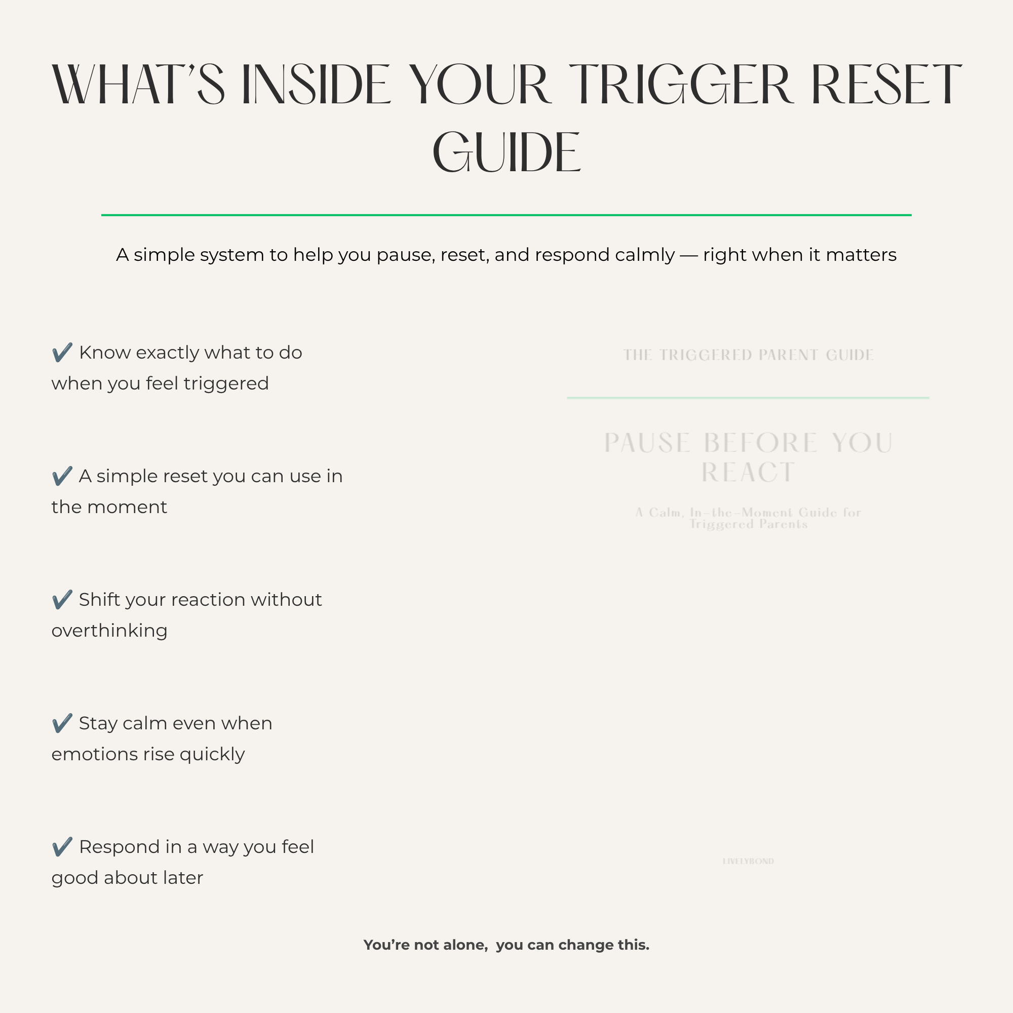Triggered Parent Guide Preview Page