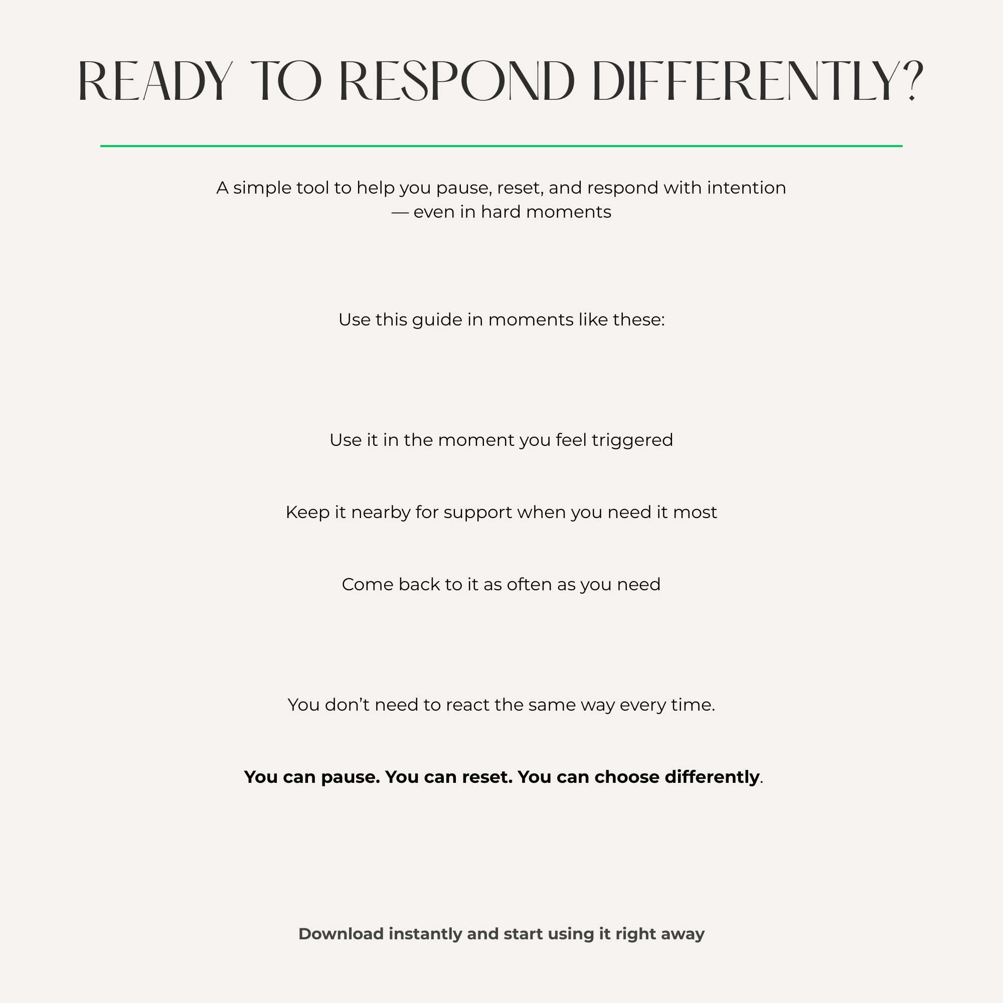 Triggered Parent Guide Preview Page
